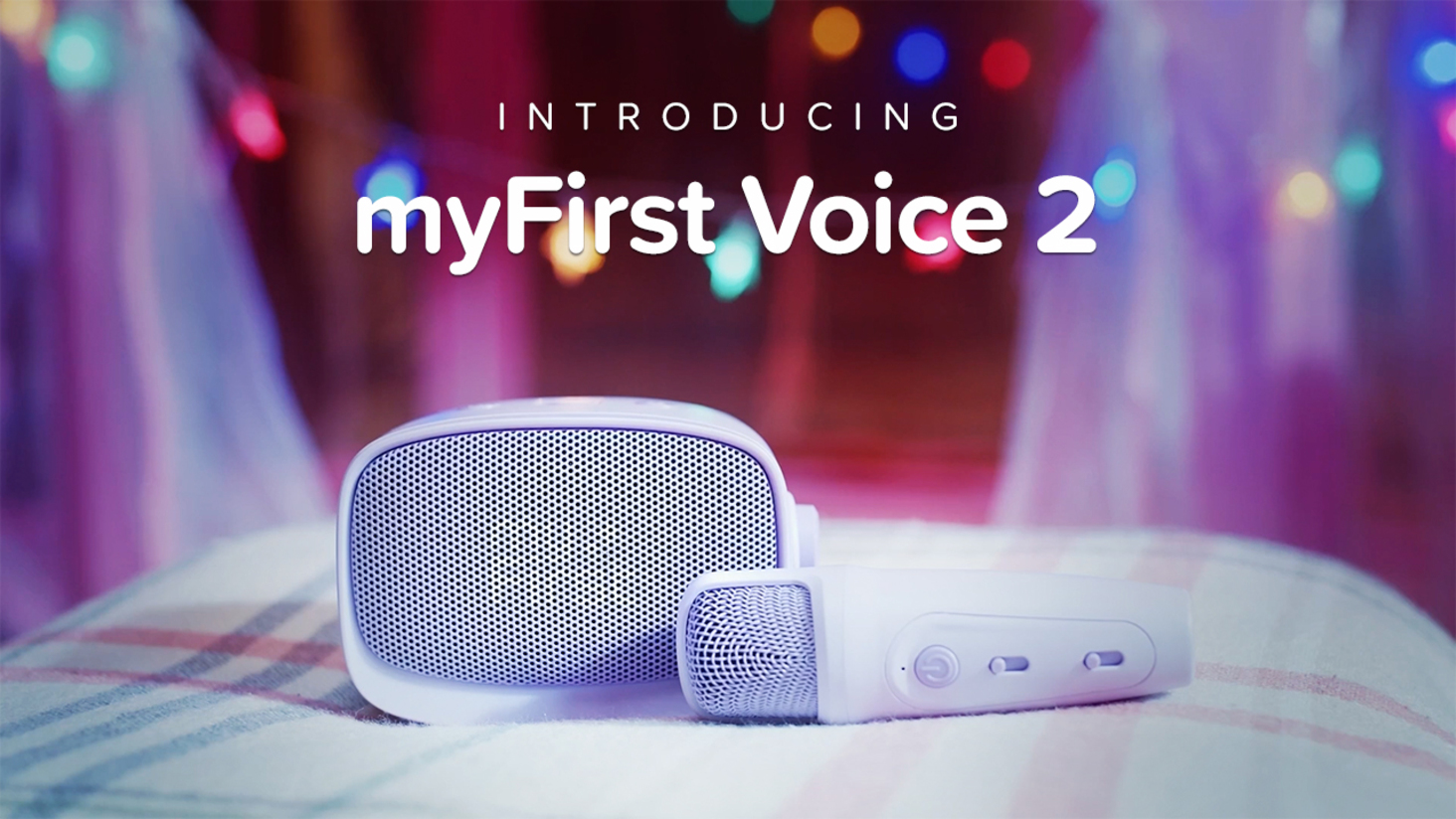 Amazon.com: myFirst Voice 2 - Kids Mini Karaoke Machine with